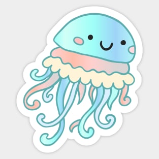 Doodle jellyfish Sticker